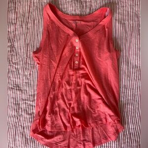 LOFT Coral Sleeveless tank top